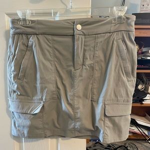 Athleta grey mini skort